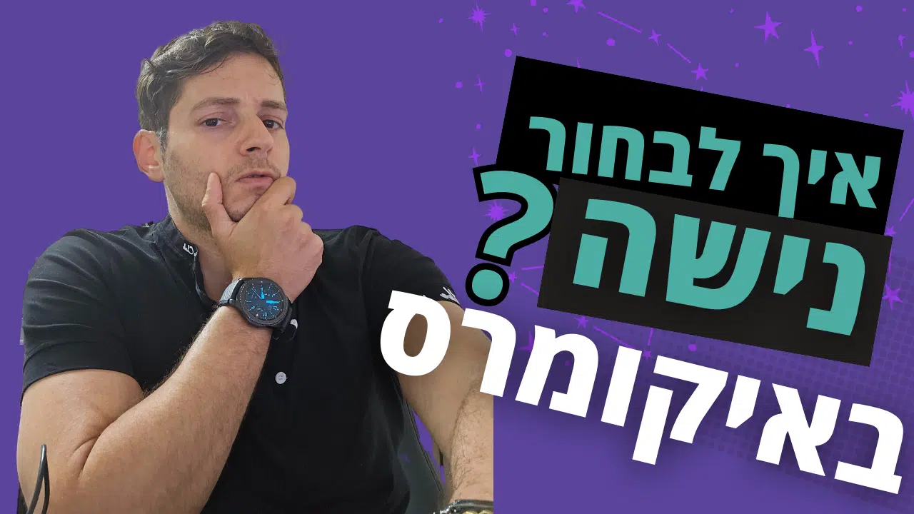 איך לבחור נישה לחנות דיגיטלית